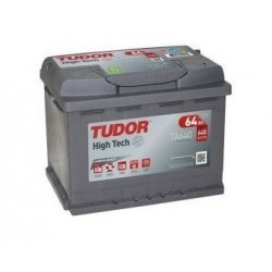  Tudor TA640 - 12V 64Ah 640CCA Kapalı Bakımsız Sulu Akü High Tech Carbon Boost 2.0 ( Hızlı Şarj )
